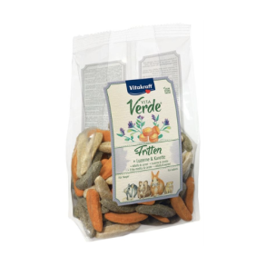 Vitakraft Vita Verde Fritten gnavergodbid m. lucerne og gulerdder 400 g.